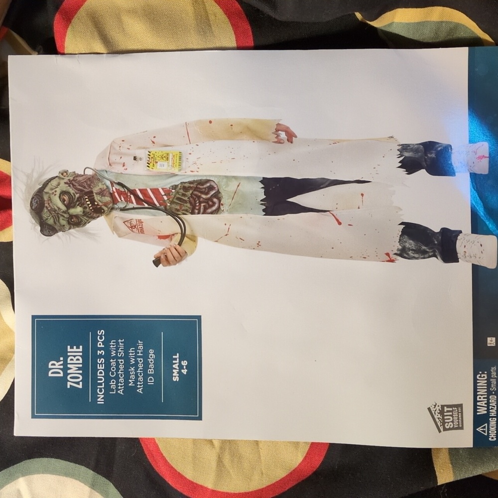 Amscan Dr Zombie child costume